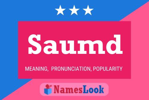 ملصق اسم Saumd