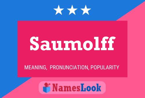 ملصق اسم Saumolff