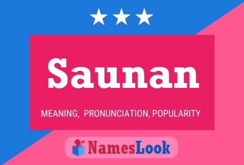 ملصق اسم Saunan