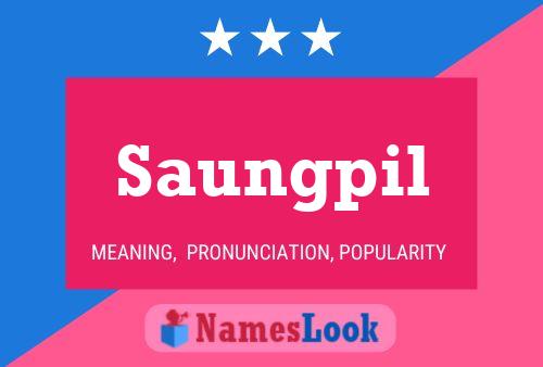 ملصق اسم Saungpil