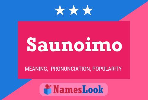 ملصق اسم Saunoimo