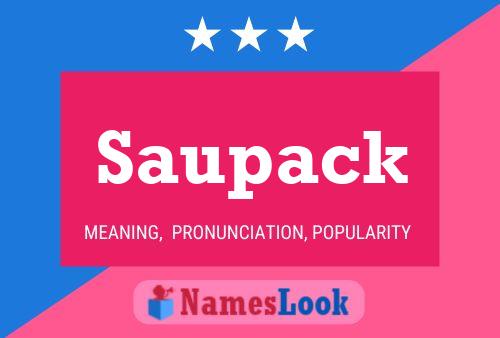 ملصق اسم Saupack