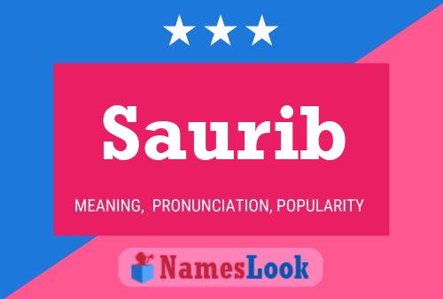 ملصق اسم Saurib