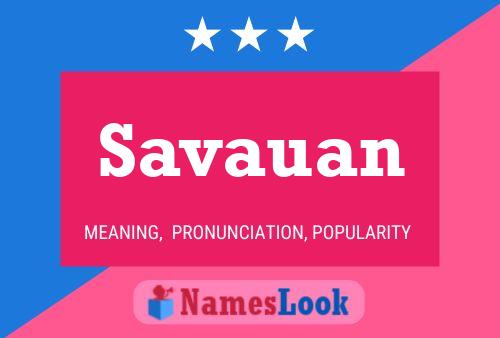 ملصق اسم Savauan