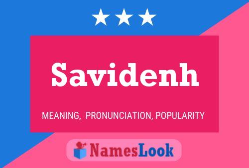 ملصق اسم Savidenh