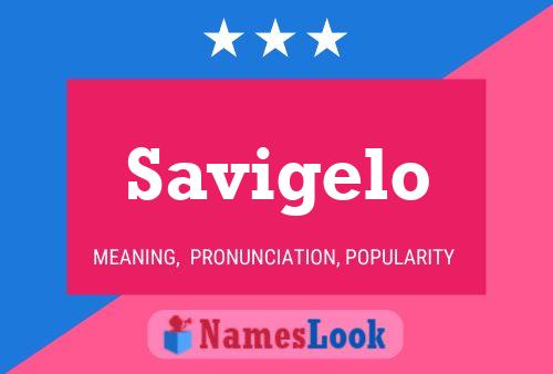 ملصق اسم Savigelo