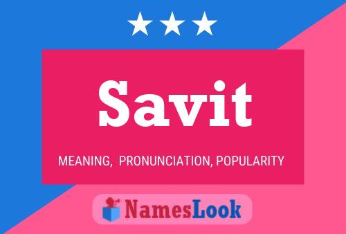 ملصق اسم Savit