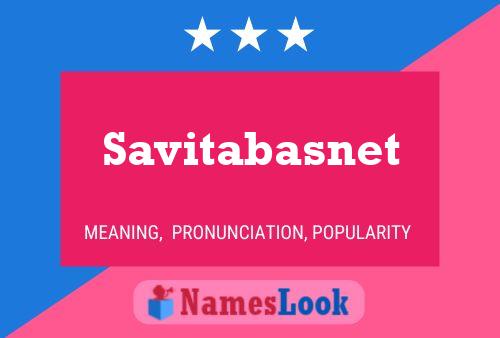 ملصق اسم Savitabasnet