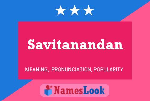 ملصق اسم Savitanandan