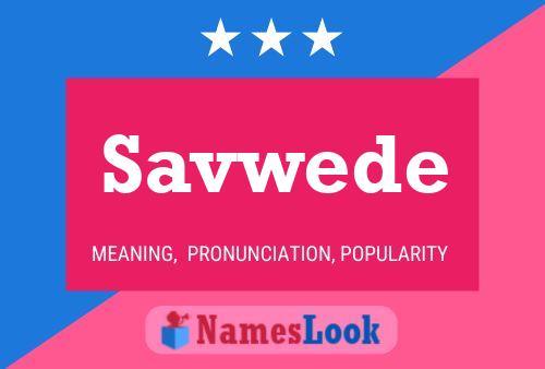 ملصق اسم Savwede