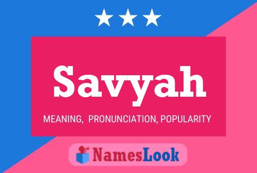 ملصق اسم Savyah