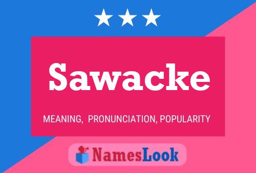 ملصق اسم Sawacke