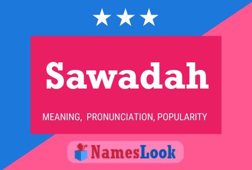 ملصق اسم Sawadah