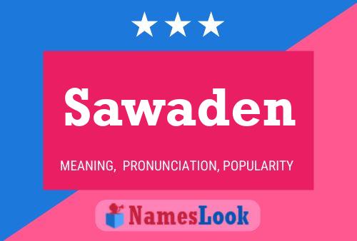 ملصق اسم Sawaden