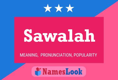 ملصق اسم Sawalah