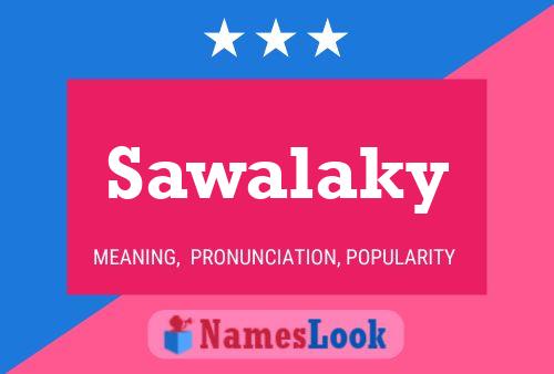 ملصق اسم Sawalaky