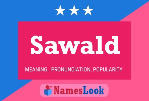 ملصق اسم Sawald