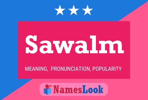 ملصق اسم Sawalm