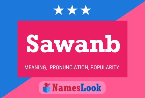 ملصق اسم Sawanb