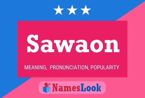 ملصق اسم Sawaon