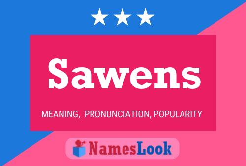 ملصق اسم Sawens