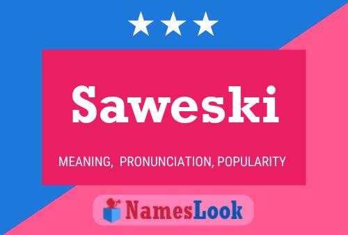 ملصق اسم Saweski