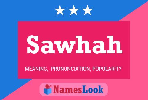 ملصق اسم Sawhah