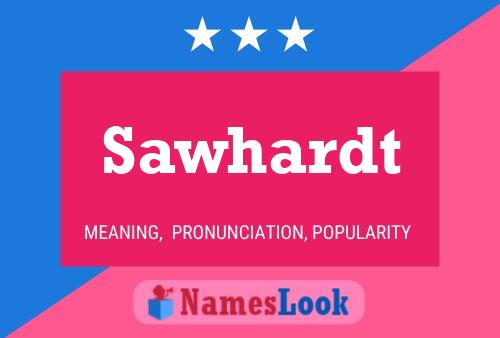 ملصق اسم Sawhardt