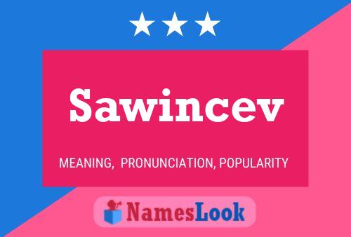 ملصق اسم Sawincev