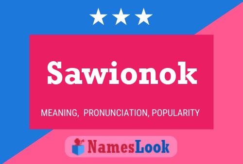 ملصق اسم Sawionok