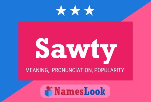 ملصق اسم Sawty