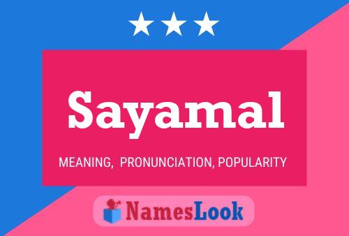 ملصق اسم Sayamal