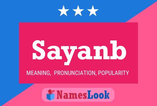 ملصق اسم Sayanb