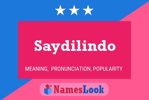 ملصق اسم Saydilindo