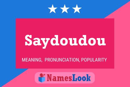 ملصق اسم Saydoudou