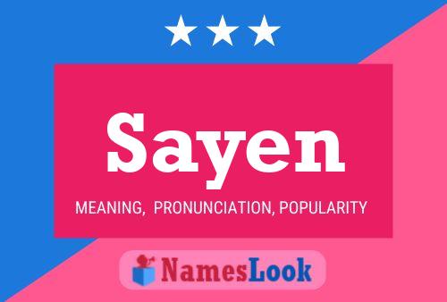 ملصق اسم Sayen