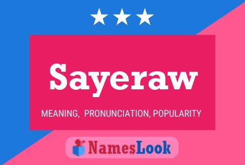 ملصق اسم Sayeraw