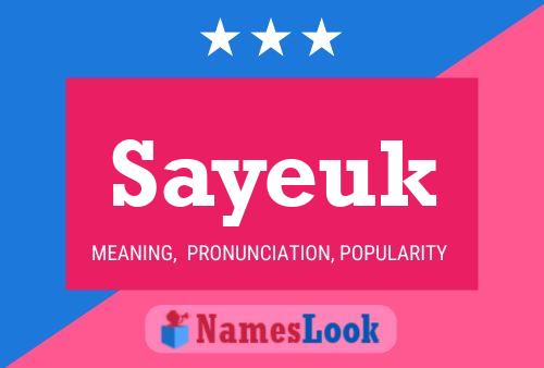 ملصق اسم Sayeuk