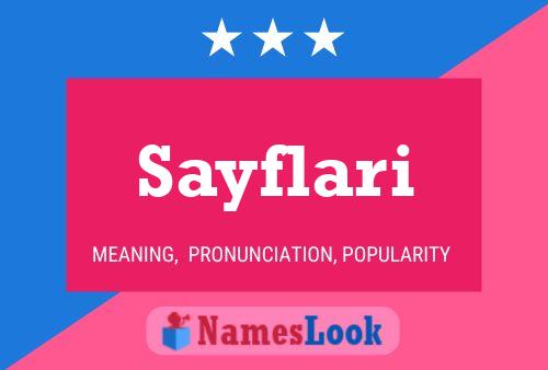 ملصق اسم Sayflari