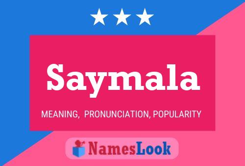 ملصق اسم Saymala