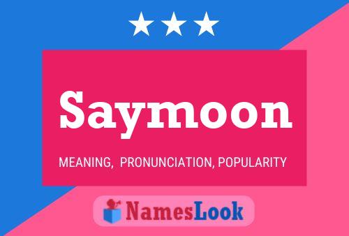 ملصق اسم Saymoon