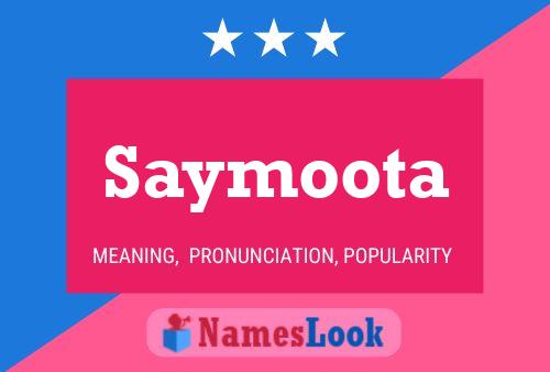 ملصق اسم Saymoota