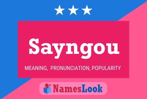 ملصق اسم Sayngou