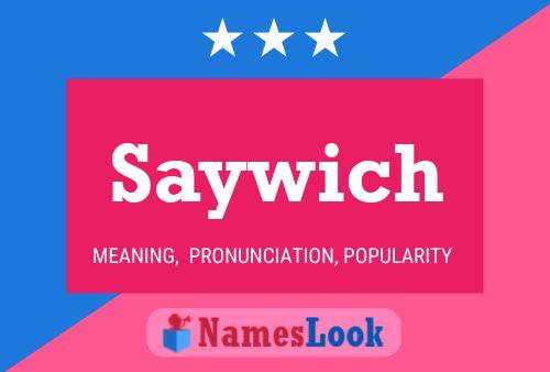 ملصق اسم Saywich