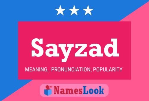 ملصق اسم Sayzad