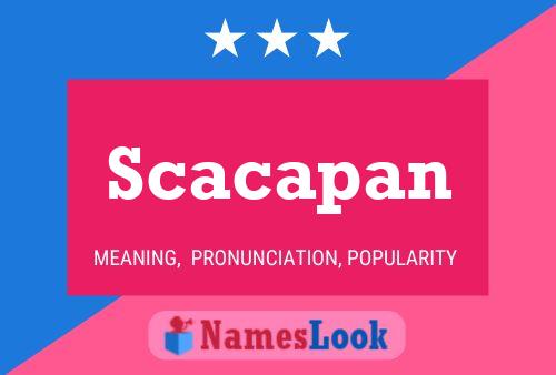 ملصق اسم Scacapan