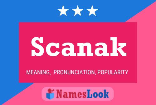 ملصق اسم Scanak