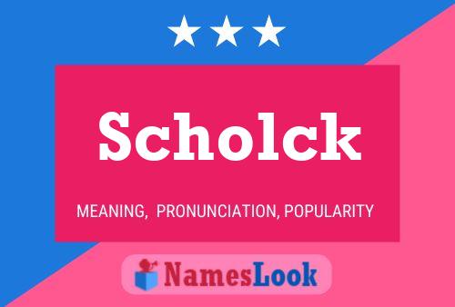 ملصق اسم Scholck