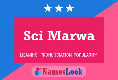 ملصق اسم Sci Marwa