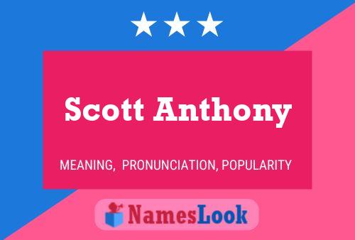 ملصق اسم Scott Anthony